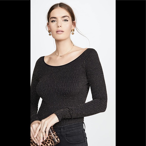 Free People | Seamless Sprinkled in Gold Bodysuit Size XS/S - Picture 3 of 6